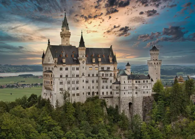 Castillo de Neuschwanstein, en Alemania.