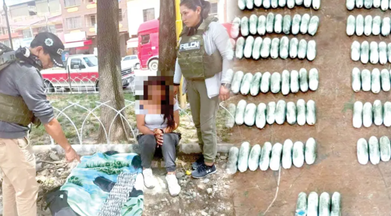 Cae mujer con 124 Cápsulas de droga; buscaba ir a Oruro Cae mujer con 124 Cápsulas de droga; buscaba ir a Oruro