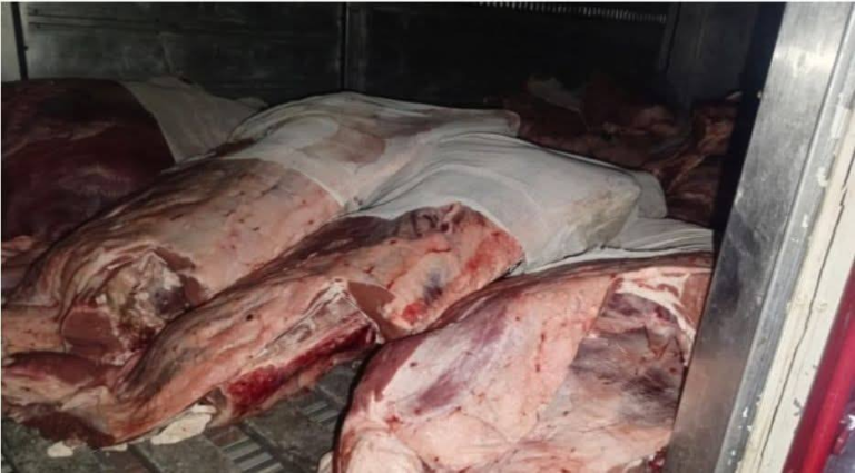 DENUNCIA ANÓNIMA FRENA TRASLADO DE 34 MIL KILOS DE CARNE BOLIVIANA RUMBO A ARGENTINA DENUNCIA ANÓNIMA FRENA TRASLADO DE 34 MIL KILOS DE CARNE BOLIVIANA RUMBO A ARGENTINA