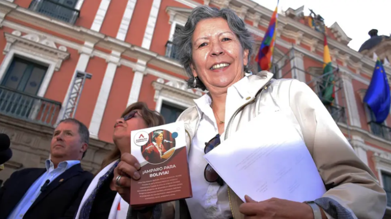 Amparo Ballivián declina su candidatura y dice que no apoyará a Doria Medina Amparo Ballivián declina su candidatura y dice que no apoyará a Doria Medina