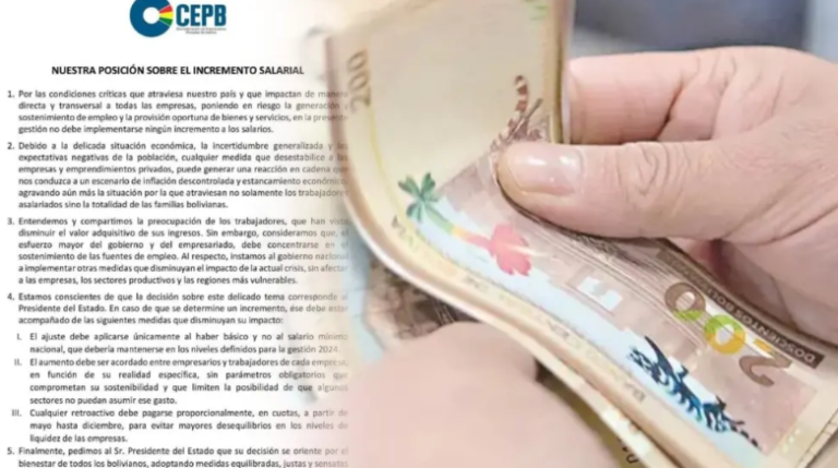 Empresarios sugieren no implementar ‘ningún incremento” salarial este 2025 Empresarios sugieren no implementar ‘ningún incremento” salarial este 2025