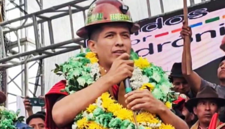Andrónico Rodríguez acepta ser candidato presidencial ante una proclamación en Oruro Andrónico Rodríguez acepta ser candidato presidencial ante una proclamación en Oruro