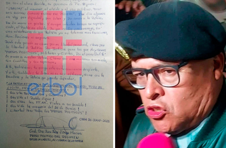 ZÚÑIGA NIEGA INTENTO DE GOLPE A UN AÑO DEL 26-J Y LANZA MENSAJE DESAFIANTE: «AGUANTEN, YA FALTA POCO» ZÚÑIGA NIEGA INTENTO DE GOLPE A UN AÑO DEL 26-J Y LANZA MENSAJE DESAFIANTE: «AGUANTEN, YA FALTA POCO»