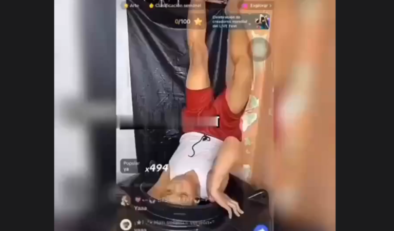 Joven tiktoker muere ahogado en vivo al intentar peligroso reto con barril de agua