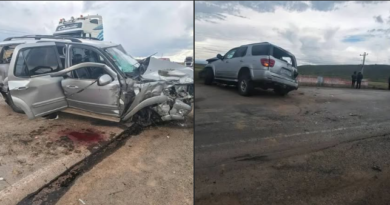 ACCIDENTE EN LA CARRETERA RIO SECO – DESAGUADERO DEJA AL MENOS CUATRO HERIDOS
