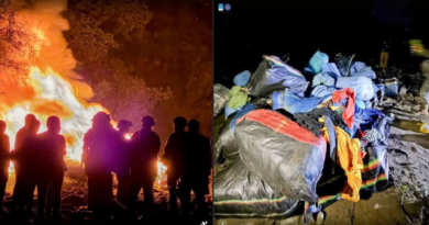 ADUANA INCAUTÓ 150 FARDOS DE ROPA EN TARIJA. LOS MISMOS FUERON QUEMADOS