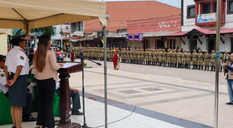 AUTORIDADES DE YACUIBA RINDEN HOMENAJE A LOS 147 AÑOS DE LA DEFENSA DE CALAMA