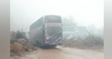 TRANSPORTISTAS MOLESTOS CONTRA EL GOBIERNO POR EL MAL ESTADO DE LAS CARRETERAS