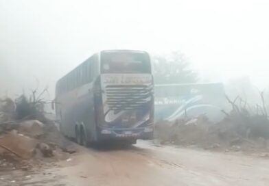 TRANSPORTISTAS MOLESTOS CONTRA EL GOBIERNO POR EL MAL ESTADO DE LAS CARRETERAS
