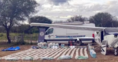 Policía Argentina confirma que alias “Pepa” coordinó envío de 442 kilos de cocaína en Santa Fe
