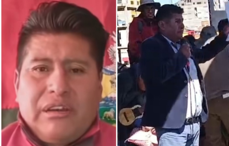 Aprehenden al dirigente Justino Apaza, uno de los impulsores de las protestas
