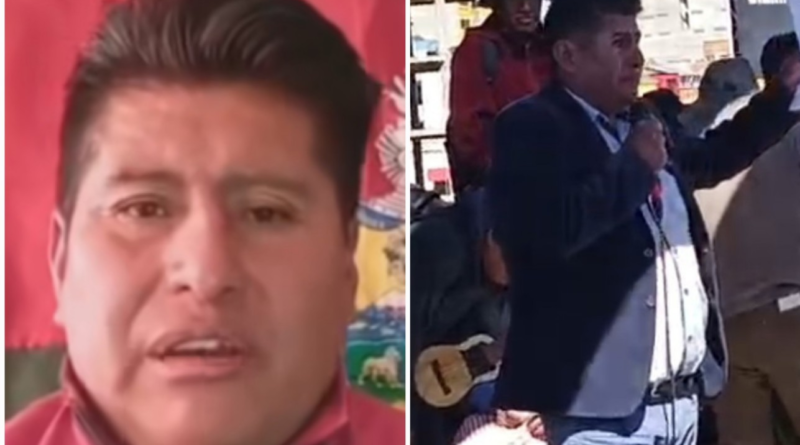 Aprehenden al dirigente Justino Apaza, uno de los impulsores de las protestas